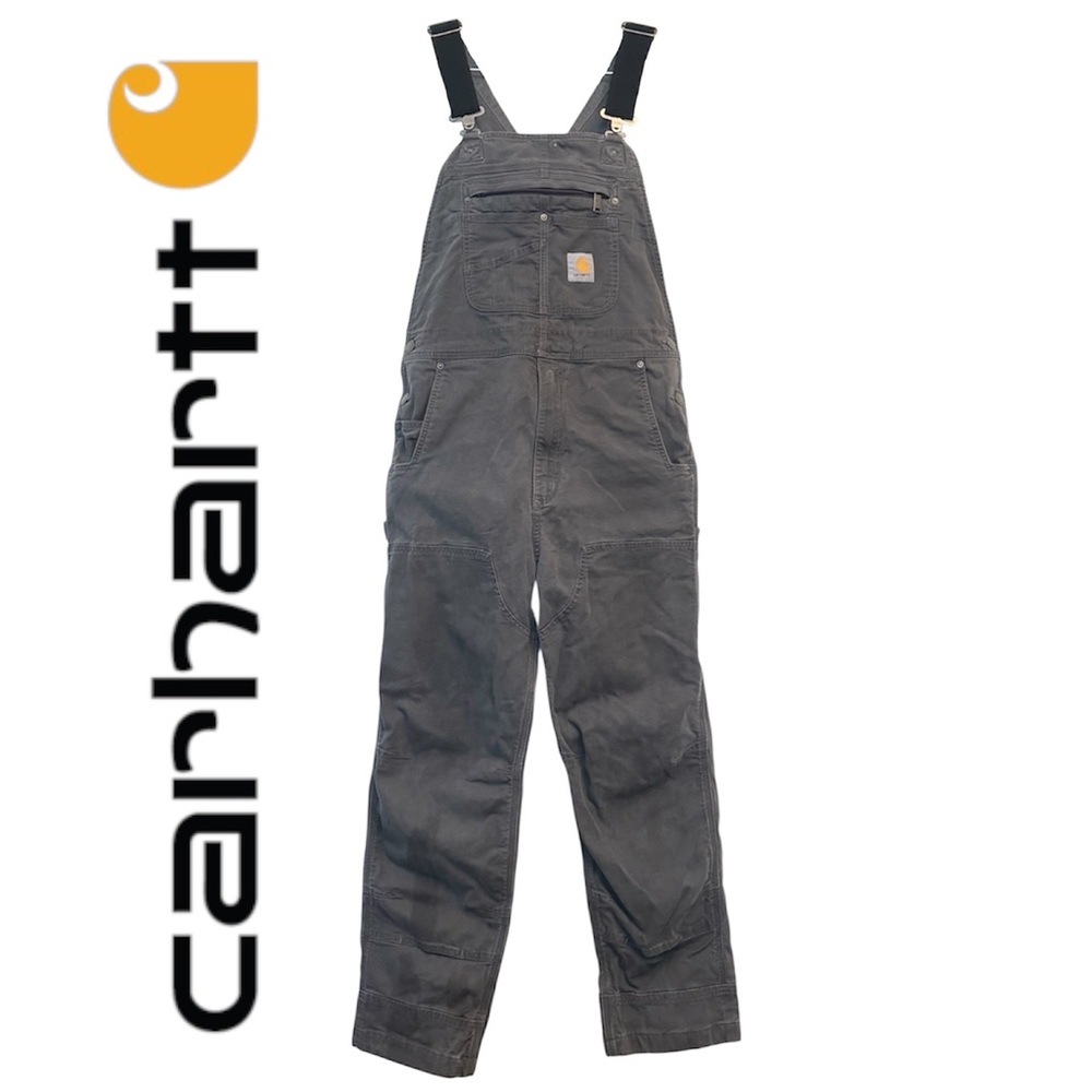Carhartt Gray Men's Cargo Overalls